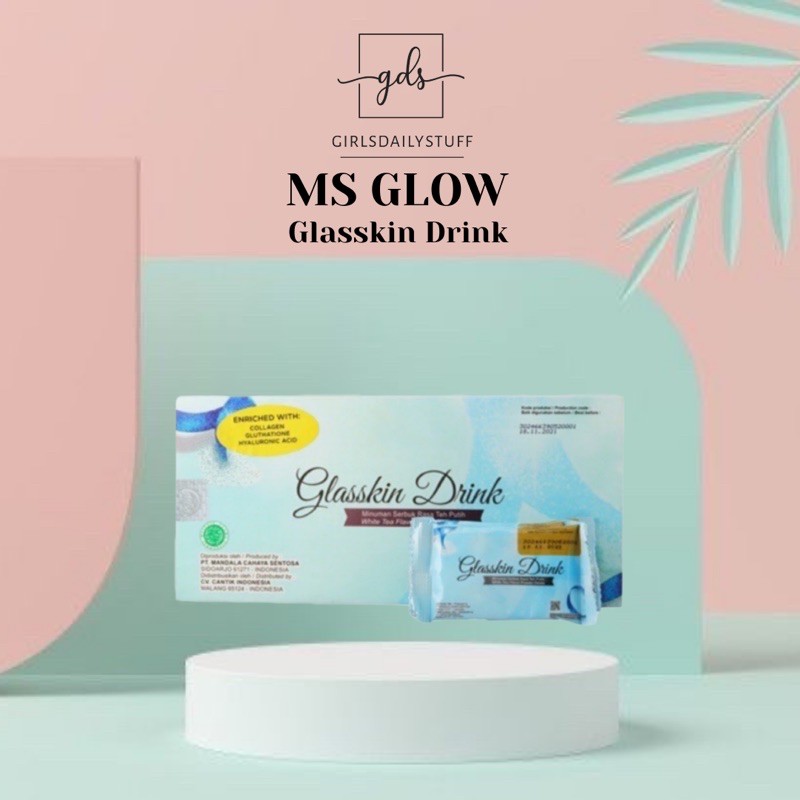 

(FREE GIFT) MS GLOW GLASSKIN DRINK