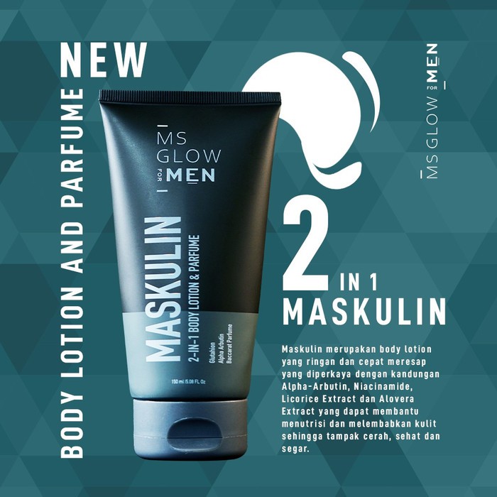 MS GLOW FOR MEN Skincare Pria Paket Perawatan Wajah Original MS GLOW BPOM