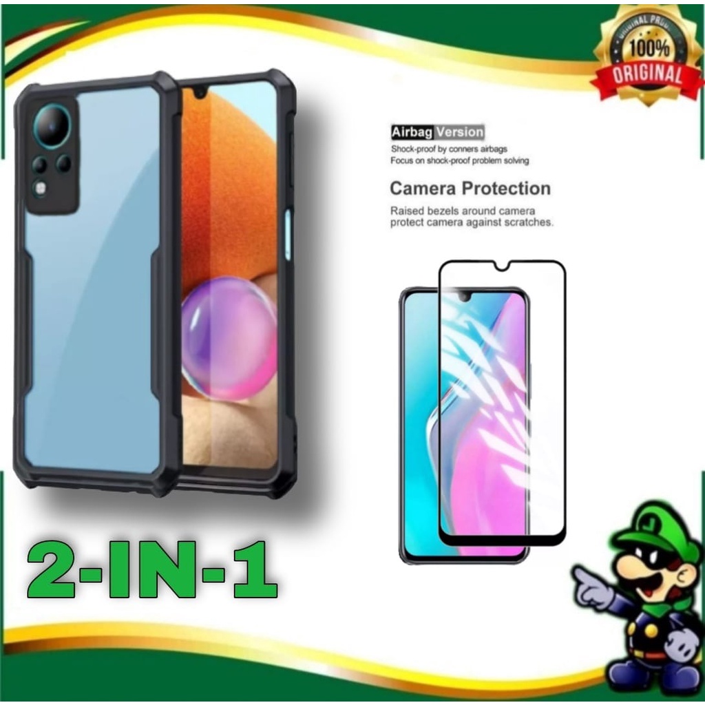 Case Transparan INFINIX NOTE 11 / NOTE 11 NFC Softcase Ultra Slim Shockproof New Casing + Tempered G