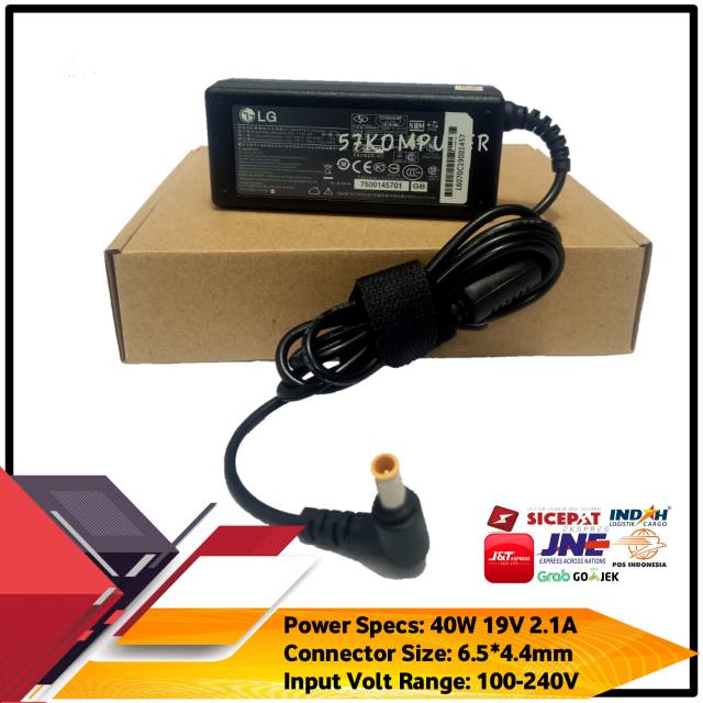 Power Adaptor LED LCD Monitor TV LG 19V 2.1A Jarum