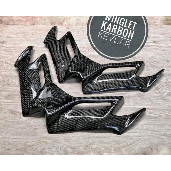 WINGLET KARBON NINJA 250 FI KARBON WINGLET NINJA 250FI WINGLET KARBON KEVLAR WINGLET CBR 250RR WINGL