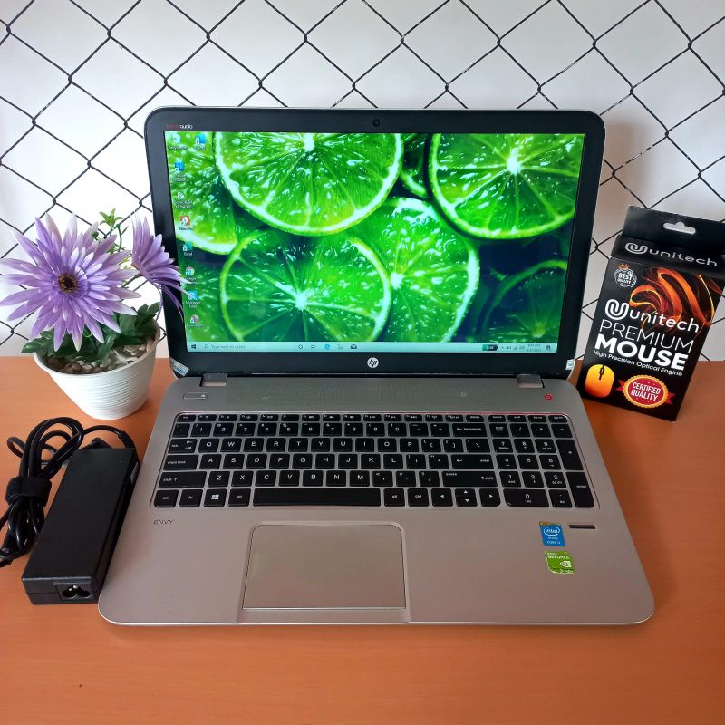HP ENVY 15 NOTEBOOK PC /Layar 15,6" /Core i7 / 8GB / 1000GB / NVIDIA Graphics / Win 10