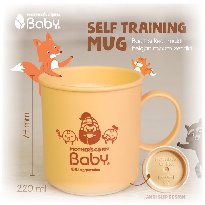 Mother’S Corn Self Training Mug /Gelas Minum anak