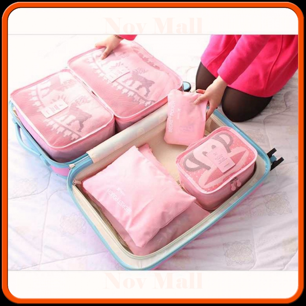 Tas Travel Bag in Bag Organizer 6 in 1