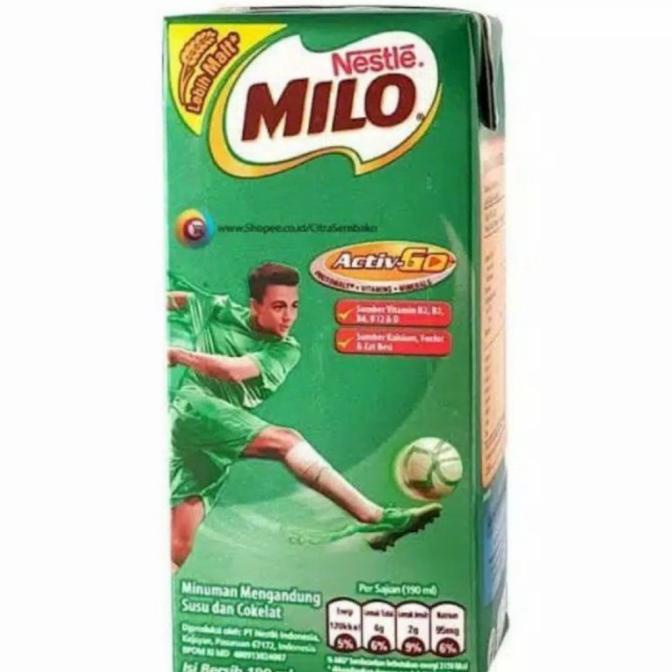 

susu milo 190ml isi 36