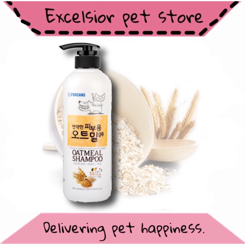 Forbis Oatmeal Shampoo Anjing Kucing / For Calming &amp; Moisturize Itchy Skin 550 ml