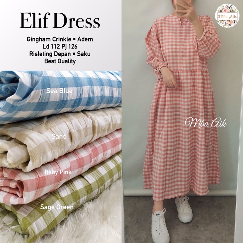 DRESS WANITA ELIF DRESS BY MA