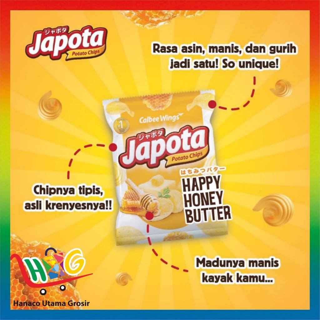 Japota Potato Chips 14gr 35gr 68gr