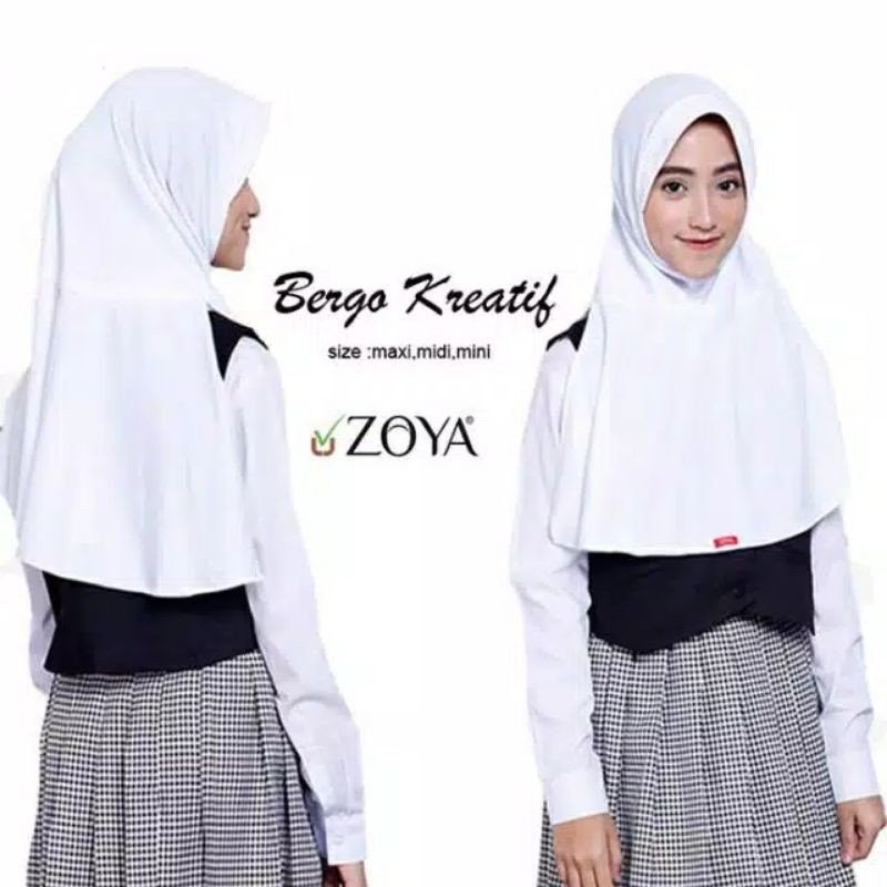 Zoya Kerudung Anak / Kerudung Bergo Anak