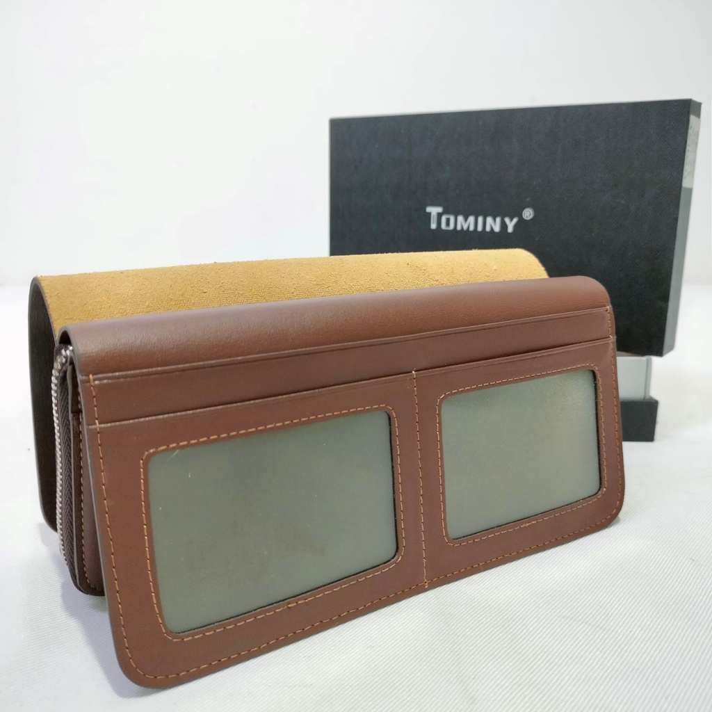 Dompet TOMINY Dompet Kulit Asli Model Panjang Import 0017/0017-1