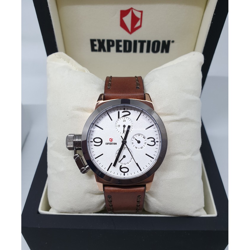 Expedition E 6339 Rosegold Grey, Jam Tangan Unisex, Original