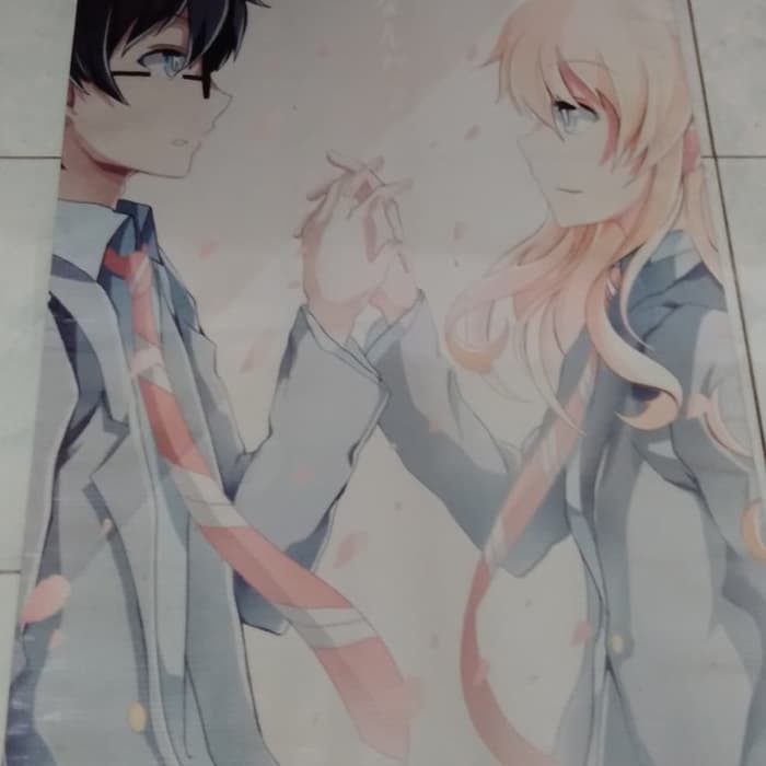 BANNER ANIME SHIGATSU WA KIMI NO USO BEKAS MURMER CUCI KAMAR