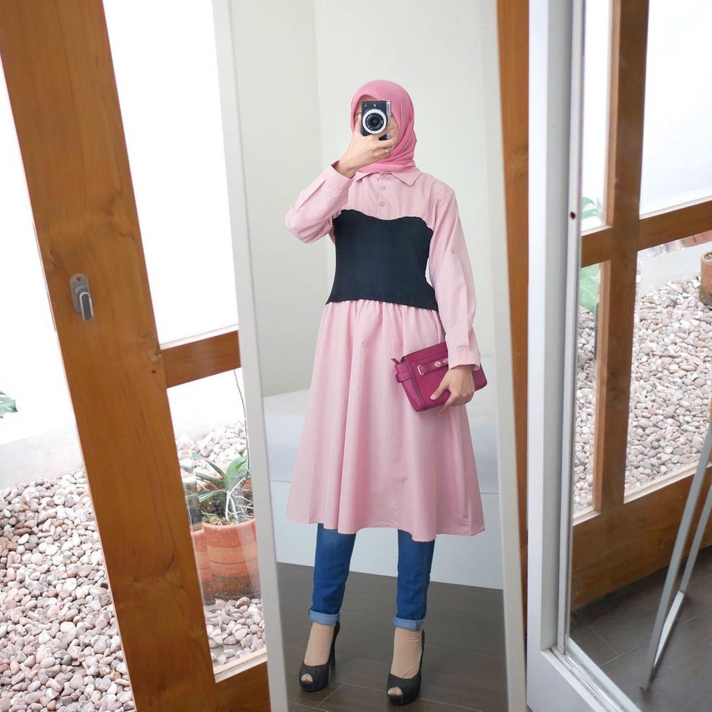 Gio Tunik Atasan Long Tunik Fashion Muslim Wanita Terlaris