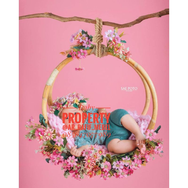 Baby property / foto property bayi / property rotan / property baby newborn / baby photography