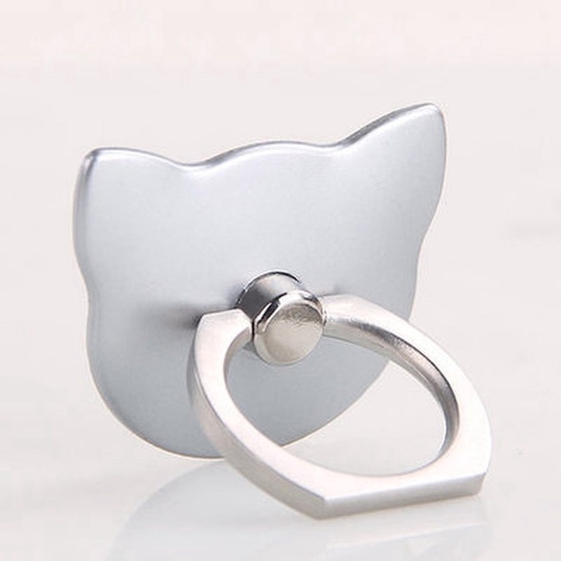 Cat Ring Holder 360° Bracket Finger Ring Holder Ring Standing Iring Stand Hp Ring Stent Handphone Bahan Fiber Ring For Mobile Phone Case Tablet Stand Holder  Smartphone