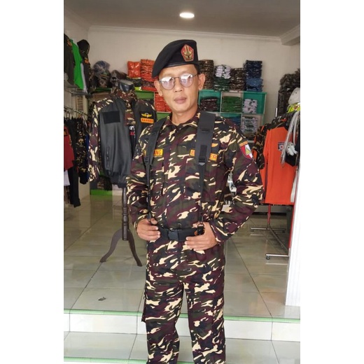 PDL BANSER LENGKAP (Stelan pdl,Kopel,dahrim,baret+emblem)