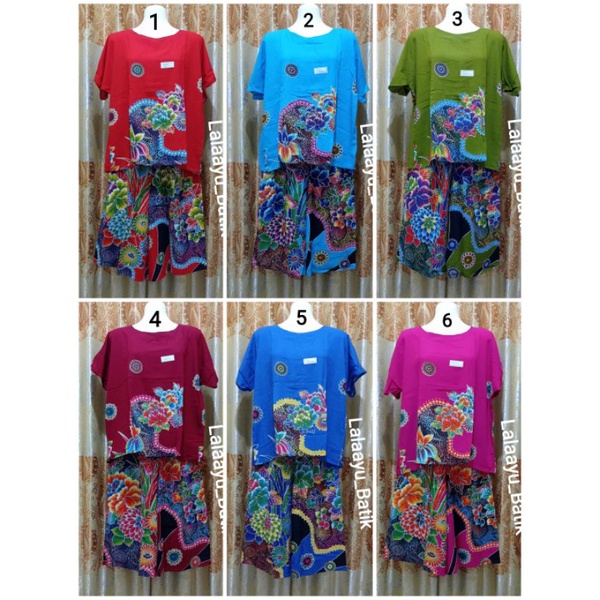 DASTER KENCANA UNGU | KULOT MAXI 85 | SETELAN KULOT | SETELAN PENDEK | BAJU TIDUR | LEBEL BIRU