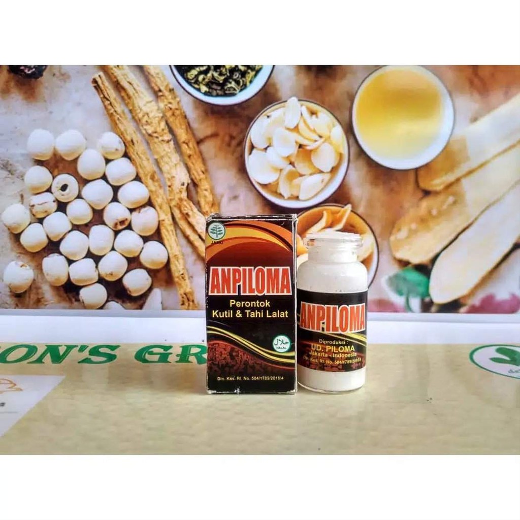 Anpiloma Perontok Kutil Kelamin,Kutil Anus,Kutil Mata Ikan,Kapalan,Tahi Lalat Pria atau Wanita Herba