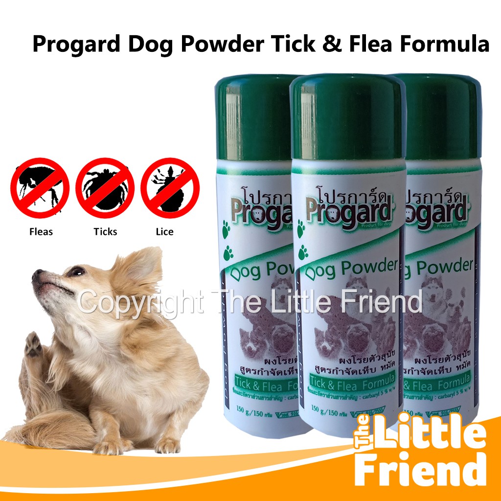 Bedak Pembasmi Kutu Anjing / Progard Bedak Kutu Tick and Flea Formula