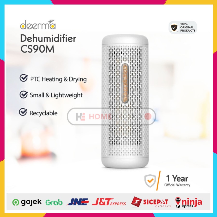 Dehumidifier Air Dryer Penyerap Lembab Lemari Baju Deerma CS-90M