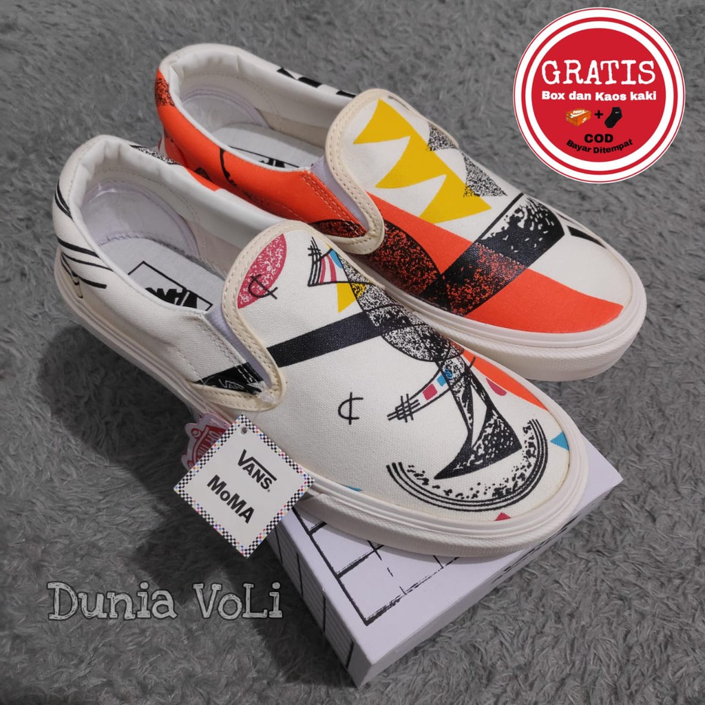 Sepatu Vans Slip On Moma Import China BNIB