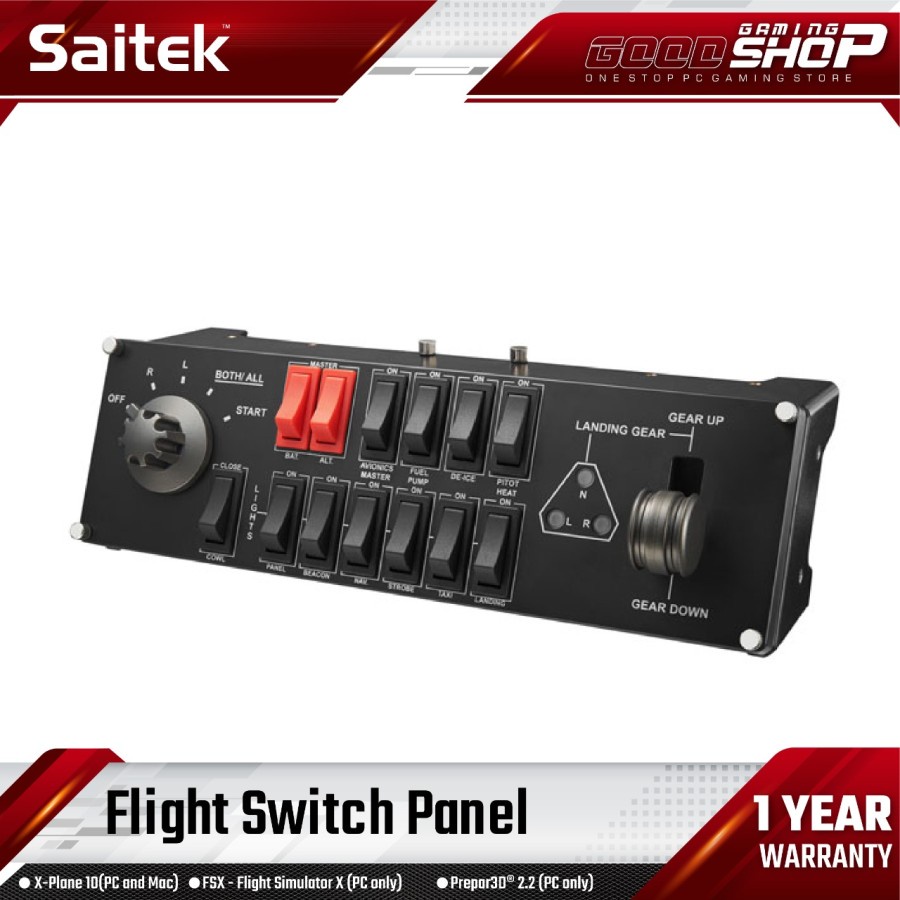 SAITEK FLIGHT SWITCH PANEL