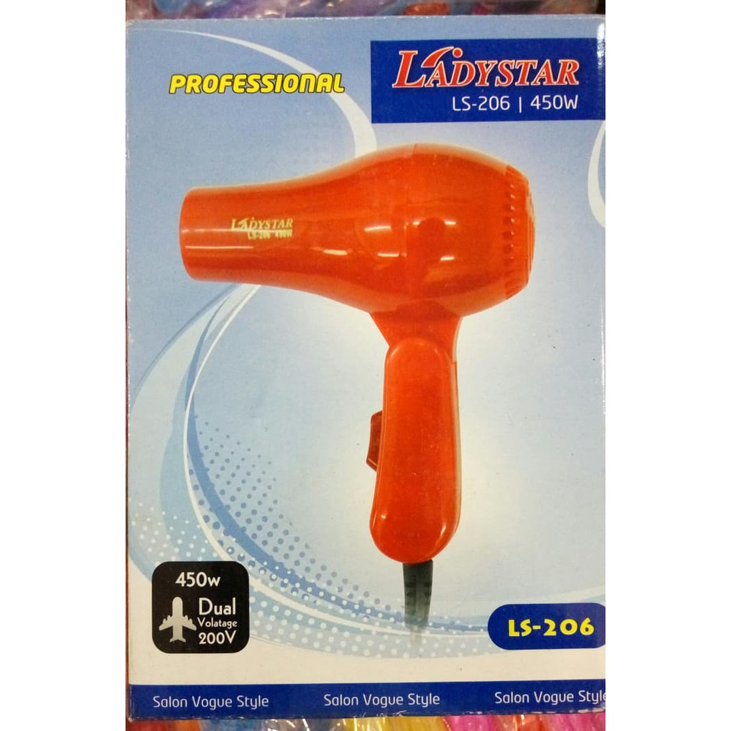 ORIGINAL Hairdryer Lipat Ladystar LS-206 , hairdryer lipat,  hairdryer miniTERAWET DIJAMIN