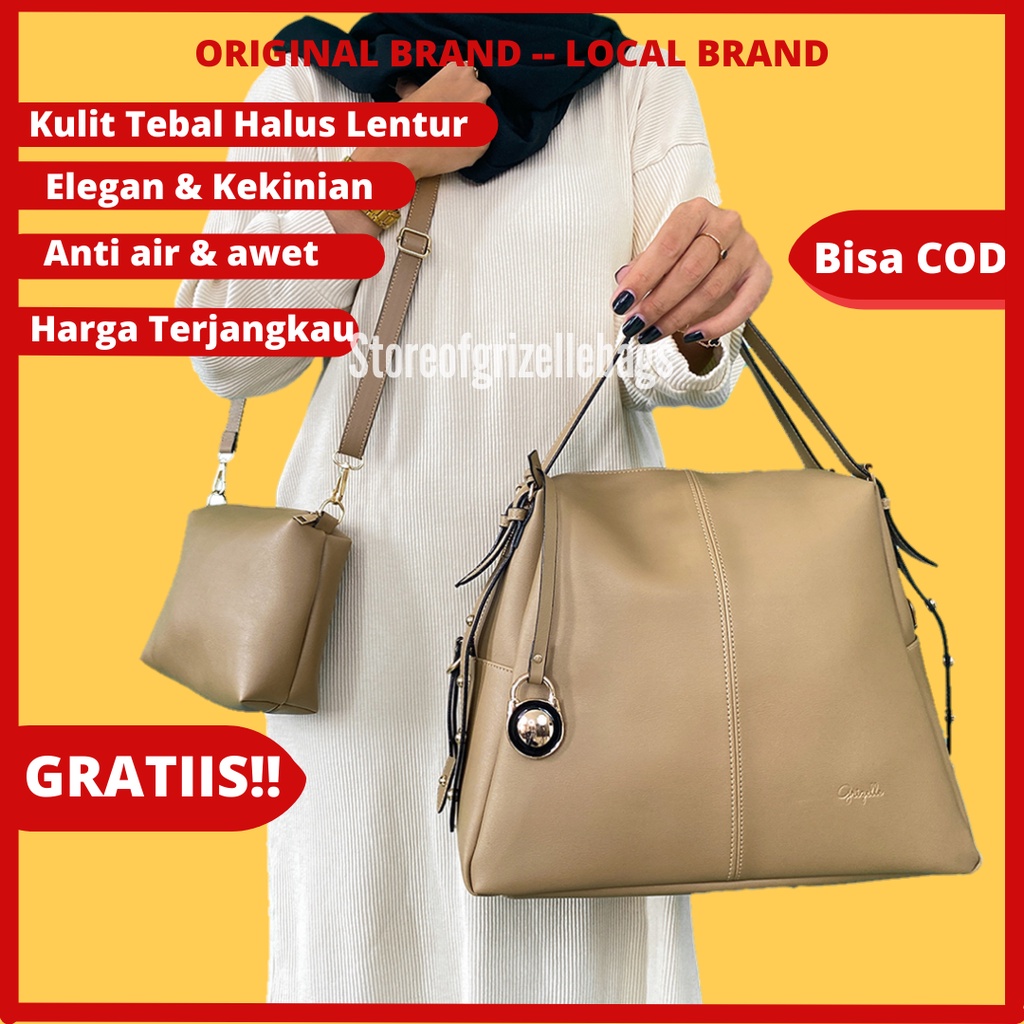 Tas Kerja Kantor Kantoran Ngantor Ngajar Ngampus Ngaji Kulit Kekinian Wanita Ibu Import Ready Batam 
