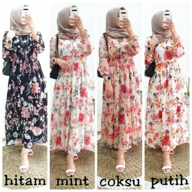 Syfana Glamour Maxi (Nagita Dress/ Zara Dress/ Zara Dress Flower/ Gamis Bangkok)