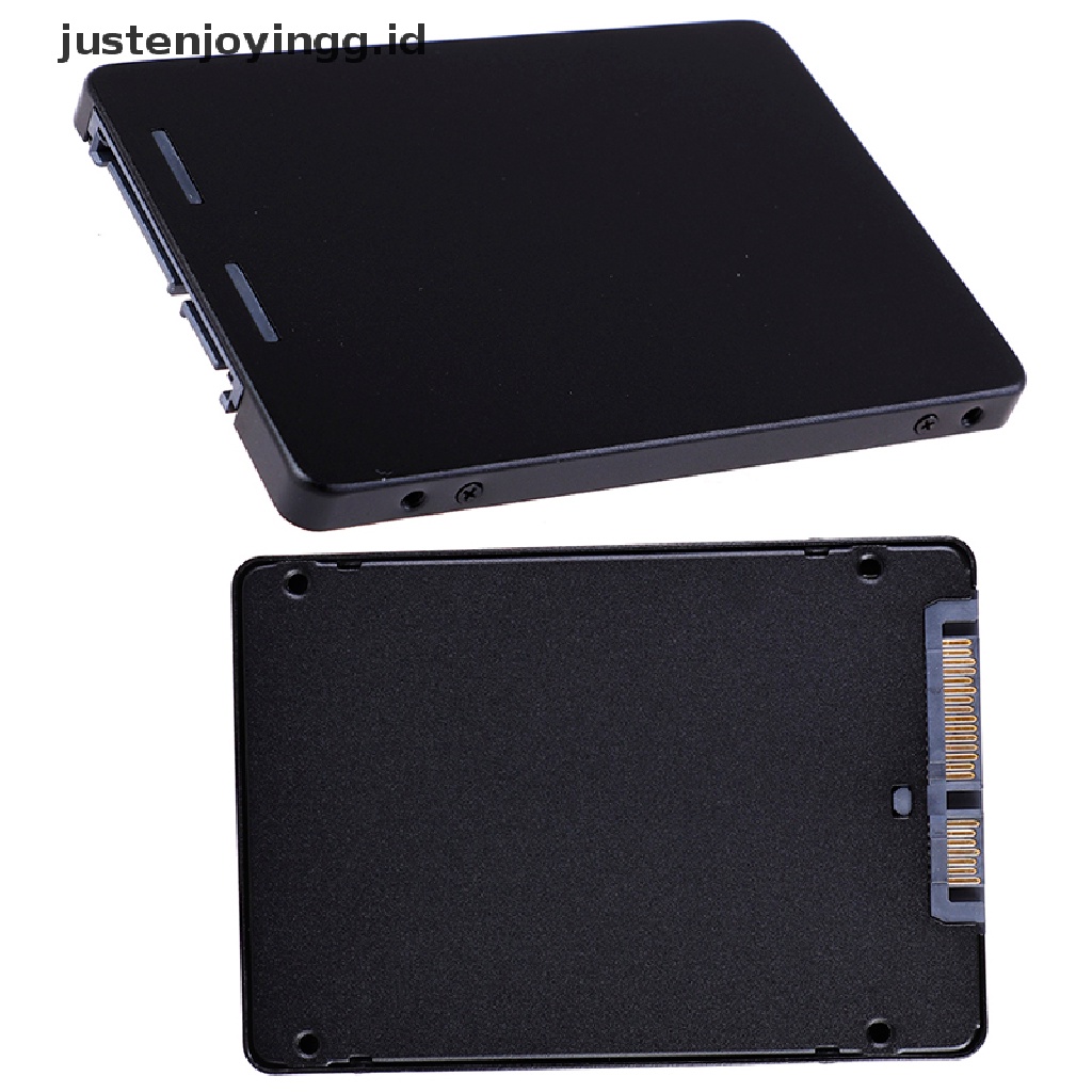 // justenjoyingg.id // Metal mSATA SSD to 2.5&quot; SATA Enclosure Converter Adapter Card SSD Case Tool ~