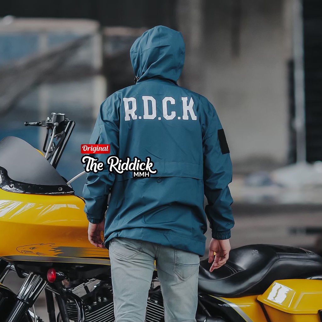 JAKET PRIA PARASUT / JAKET CAGOULE SIMPLE THE RIDDICK / JAKET TASLAN ANTI IAIR WATERPROOF ORIGINAL DISTRO