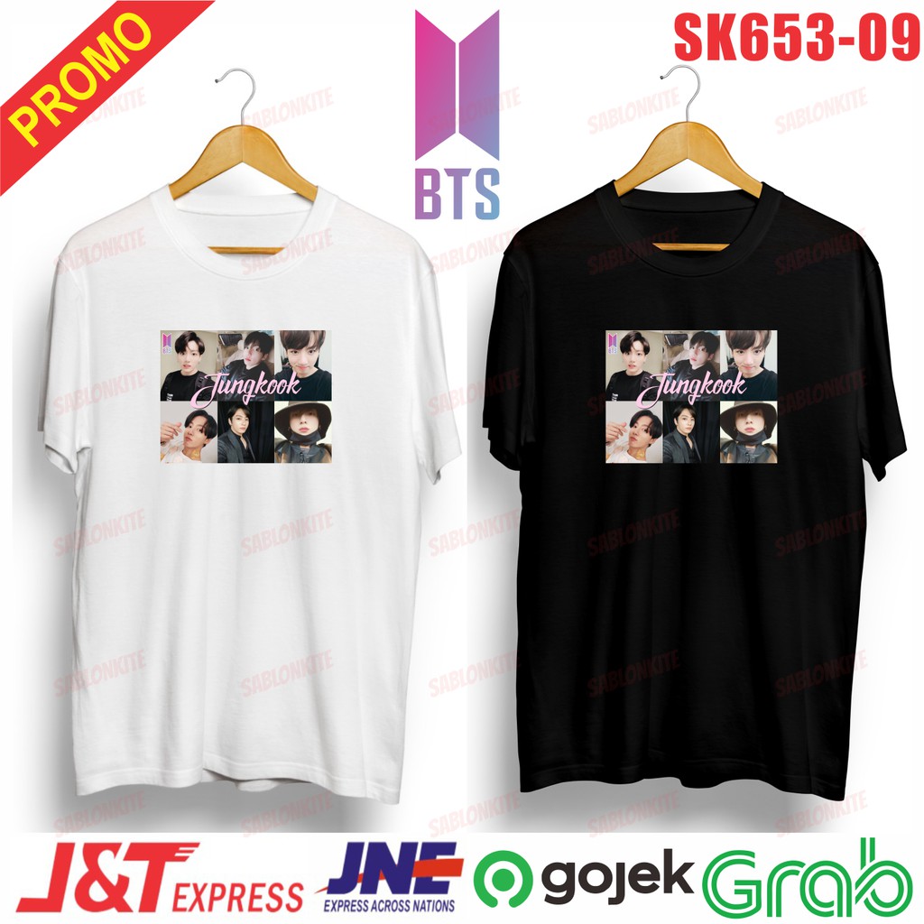 MURAH!!! KAOS KPOP MEMBER JUNGKOOK UNISEX SK653 COMBED 30S