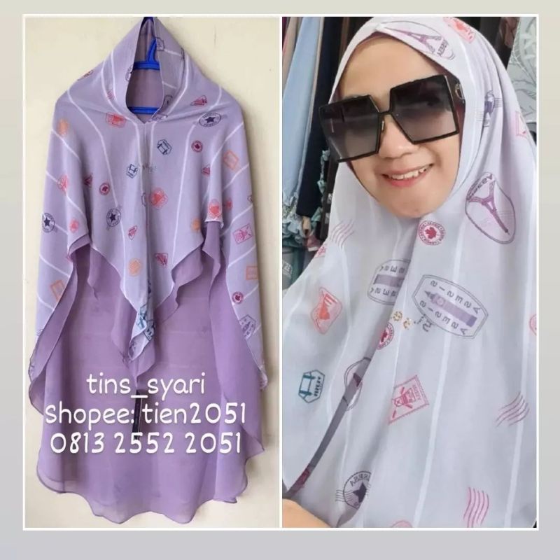 Sisesa khimar halmark size pendek