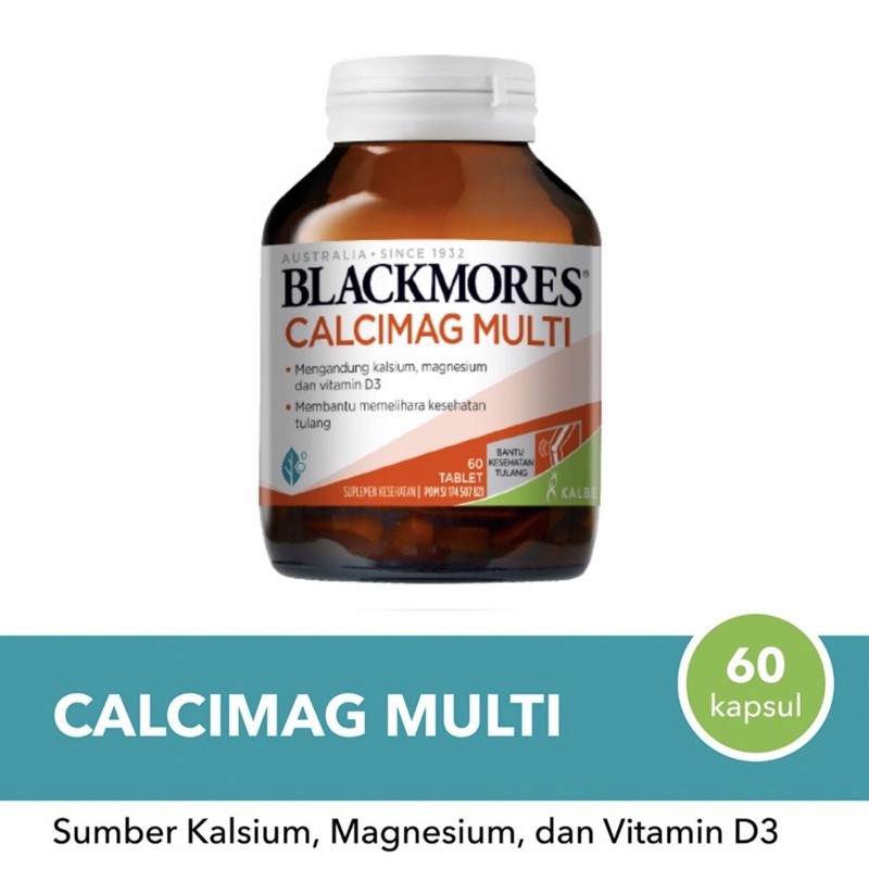 Blackmores calcimag multi isi 30 &amp; 60 tablet ( memelihara kesehatan tulang )