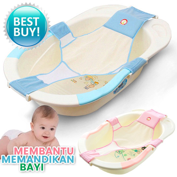 Jaring Alas Bak Mandi Bayi Alat Bantu Memandikan Bayi Anti Tenggelam