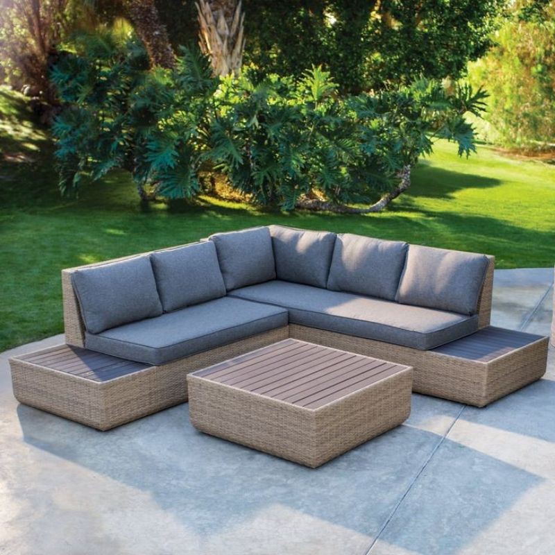 Sofa Sudut Outdoor Pak Mario Bogor