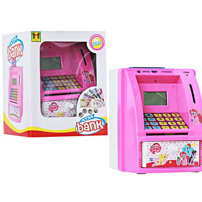 CELENGAN ATM MINI LITTLE PONY - MAINAN EDUKASI ANAK PEREMPUAN