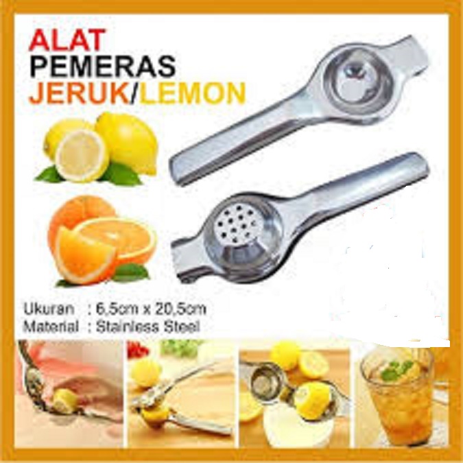 Press Lemon stainless Alat Pemeras Jeruk Manual Perasan Lemon Buah