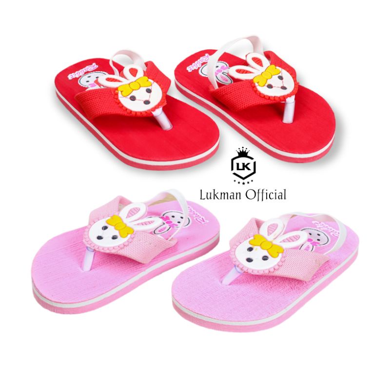 Sandal anak bayi balita motif rabit lucu