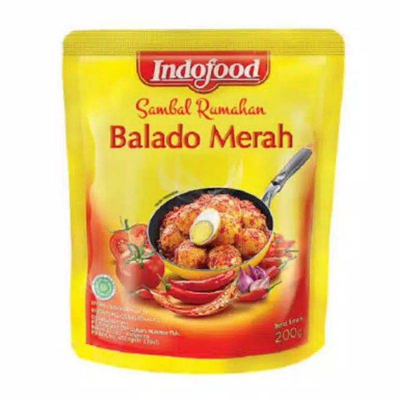 

SAMBAL BALADO MERAH INDOFOOD 200 GR / BUMBU MASAK / BUMBU INSTAN / SAMBAL RUMAHAN