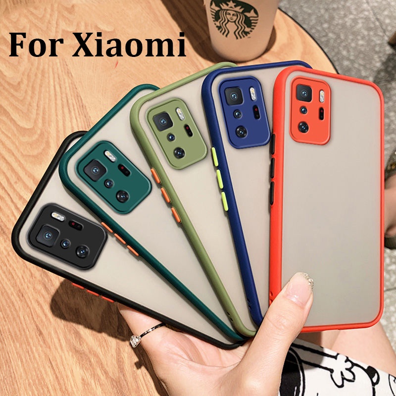 Hard Case Pelindung Lensa Kamera Warna Permen Untuk Xiaomi Mi Poco X3 X4 F4 GT NFC F3 F2 M3 Pro Mi 11 Lite 10T Pro 4G 5G 2022