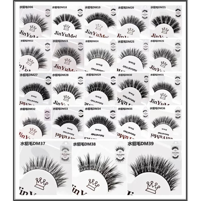 (BOW) Bulu Mata Palsu False Eyelashes Seri DM