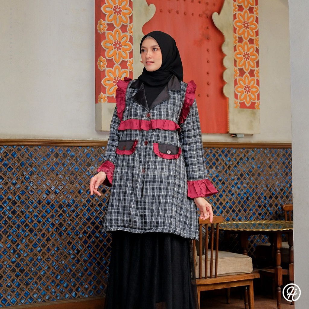 HIJACKET - Jaket Hijaber GAMILA | Jaket Wanita Panjang | Outerwear For Hijaber