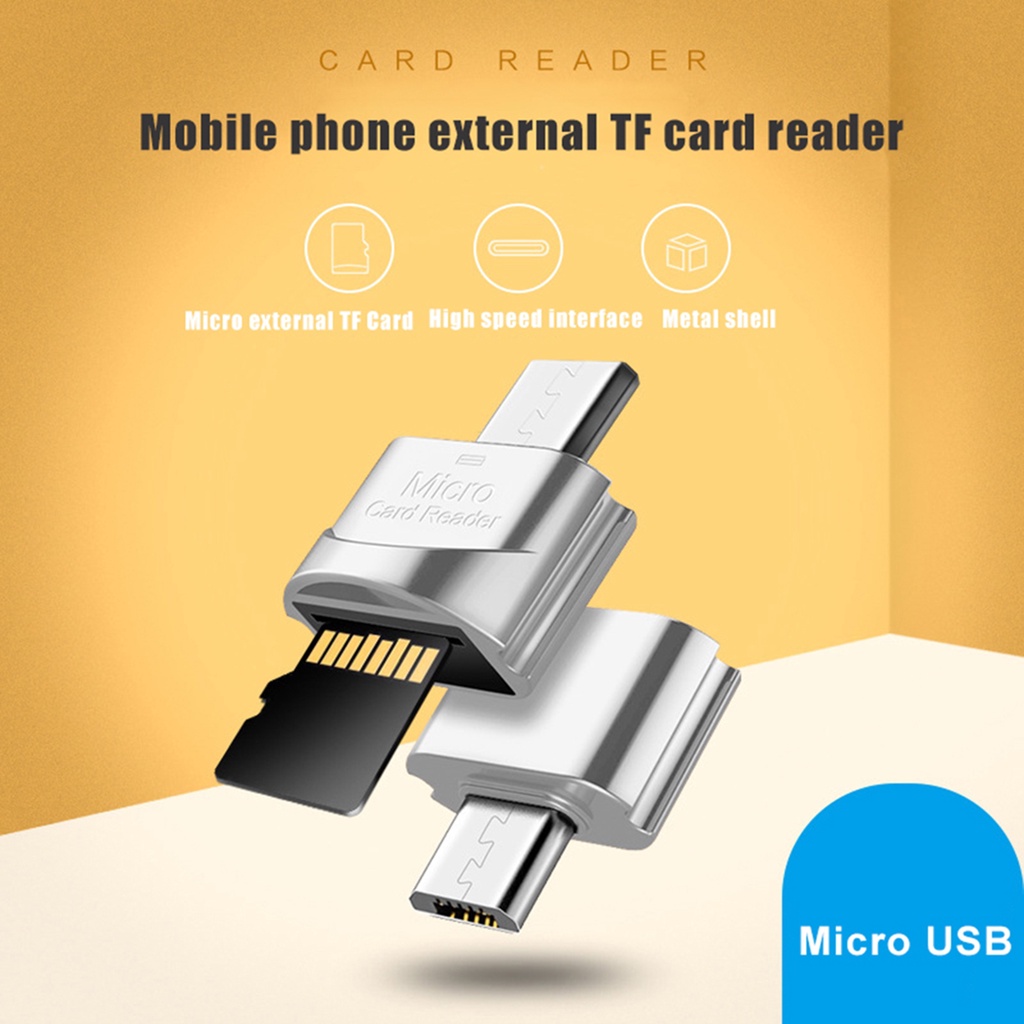 Card Reader Mini Bahan Zinc Alloy Untuk Kantor