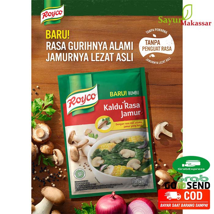 

Royco Bumbu Kaldu Jamur Sachet 40 Gram Makassar