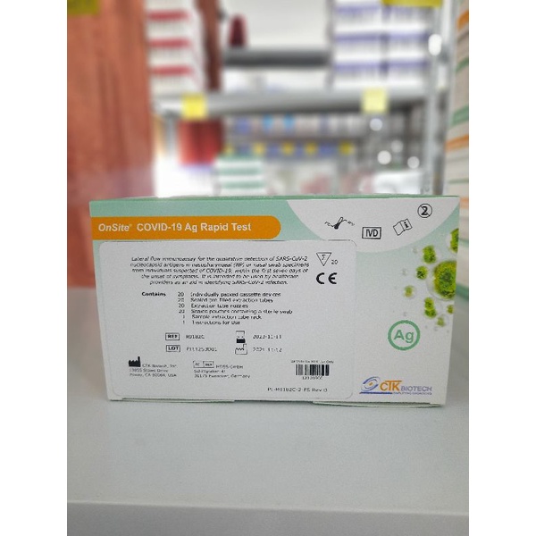 ANTIGEN ONSITE | RAPID TEST ONSITE ISI 20 TEST AKURAT | RAPID TEST COVID MURAH