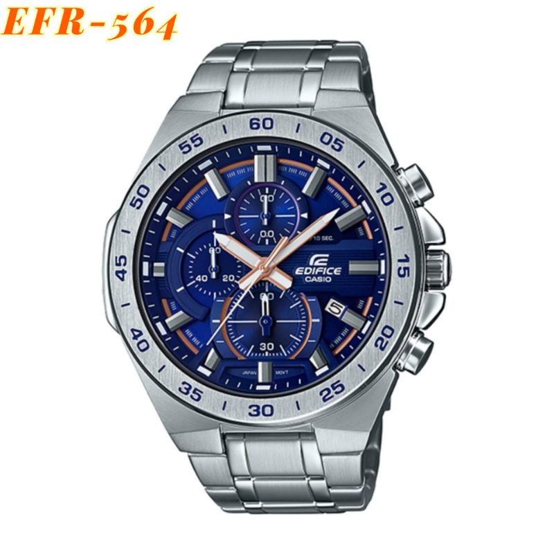 Brand Casio Edifice EFR-564/Jam Tangan Pria Original-Garansi/Jam Tangan Manual Quartz Cronograph Sto
