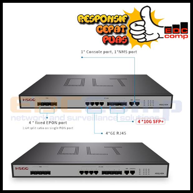 Hsgq Xe04 Epon Olt 4Pon 10G Uplink|Ftth Epon Olt 4 Pon