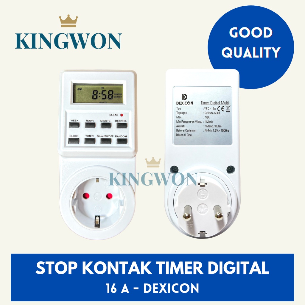 STOP KONTAK LISTRIK DIGITAL TIMER SWITCH STOPKONTAK TIMER OTOMATIS