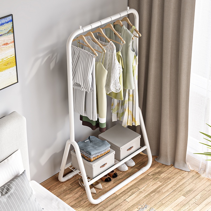 Rak Gantungan Baju Serbaguna Stand Cloth Hanger Gawang Rak Jemuran Pakaian Portable